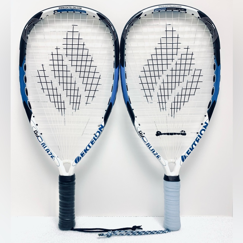 Two EKTELON Premium Racquetball Rackets AIR O BLAZE [2000 Power Level]